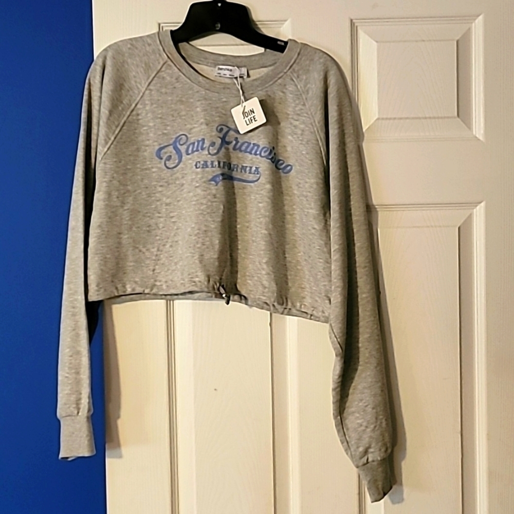 Cropped sweatshirt